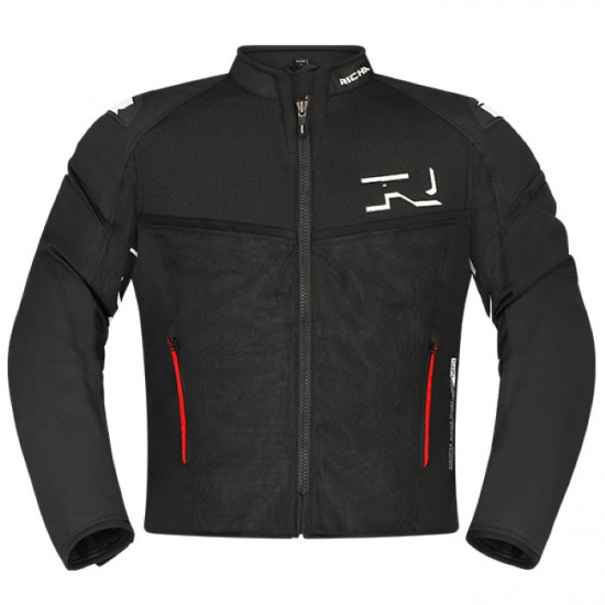 Richa Stradale Mesh Jacket Black £139.99 Mens Motorcycle Jackets - SKU 082/STRAM/BK/02 from RaceLeathers Motorcycle Clothing