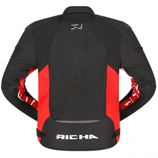 Richa Stradale Mesh Jacket Black Red £139.99 Mens Motorcycle Jackets - SKU 082/STRAM/BR/02 from RaceLeathers Motorcycle Clothing
