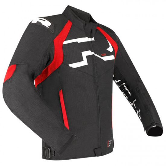 Richa Stradale Tex WP Waterproof Jacket Black White Red