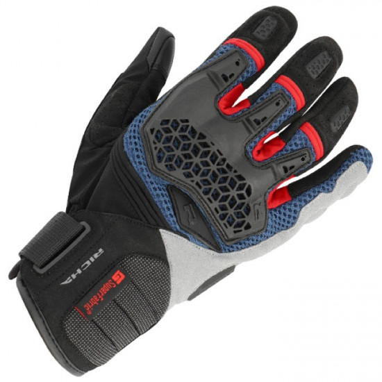 Richa Bogota Gloves Black Blue Red