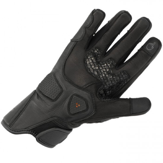 Richa Stradale Stealth Gloves Black £79.99 Mens Motorcycle Gloves - SKU 081/STRST/BK/02 from RaceLeathers Motorcycle Clothing