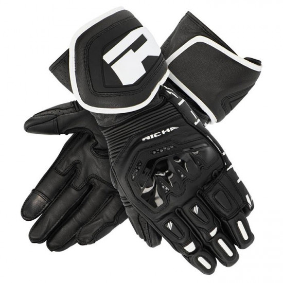 Richa Stradale Gloves Black White