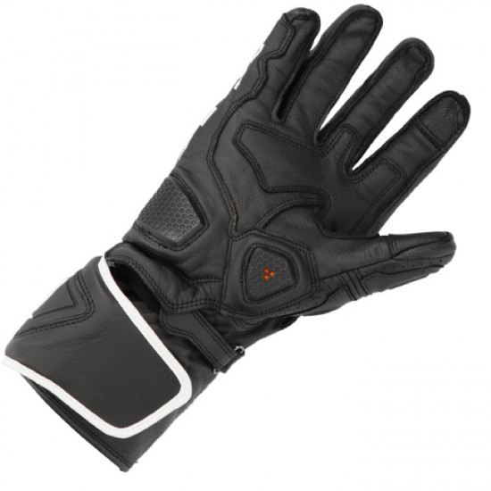 Richa Stradale Gloves Black White £99.99 Mens Motorcycle Gloves - SKU 081/STRAG/BW/02 from RaceLeathers Motorcycle Clothing