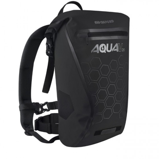 Oxford Aqua Waterproof V 20 Backpack Black £64.99 Motorcycle Luggage - SKU OL695 from RaceLeathers Motorcycle Clothing
