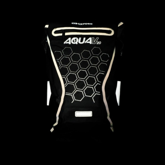 Oxford Aqua Waterproof V 20 Backpack Black £64.99 Motorcycle Luggage - SKU OL695 from RaceLeathers Motorcycle Clothing