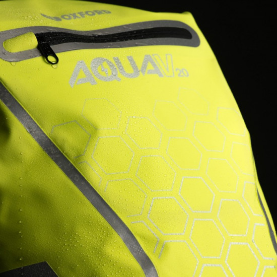 Oxford Aqua Waterproof V 20 Backpack Fluo £64.99 Motorcycle Luggage - SKU OL697 from RaceLeathers Motorcycle Clothing