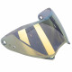 HJC HJ-32 F70 Gold Iridium Visor