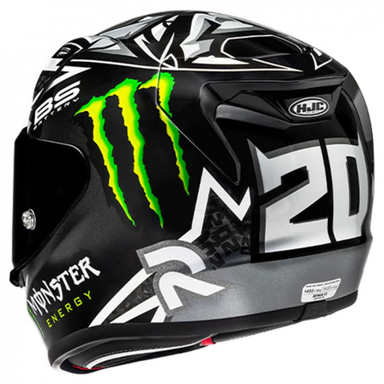 HJC RPHA 12 Quartararo Replica Black 2XL £529.99 Full Face Helmets - SKU RP12QRB2XL from RaceLeathers Motorcycle Clothing