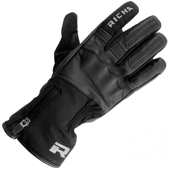 Richa Strada Gloves Black £59.99 Mens Motorcycle Gloves - SKU 081/STRADA/BK/02 from RaceLeathers Motorcycle Clothing