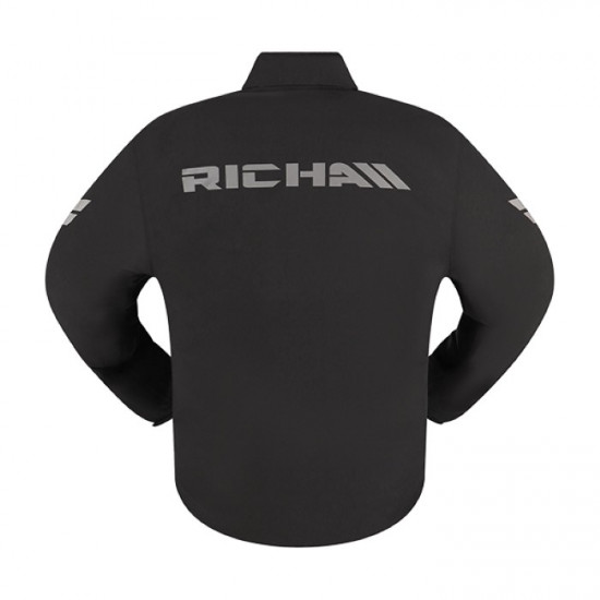 Richa Rain Stretch 2 Layer Laminate Hoodie Black £89.99 Waterproofs - SKU 082/2RS2L/BK/02 from RaceLeathers Motorcycle Clothing