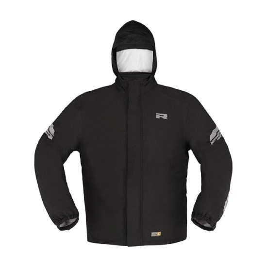 Richa Rain Stretch 2 Layer Laminate Hoodie Black £89.99 Waterproofs - SKU 082/2RS2L/BK/02 from RaceLeathers Motorcycle Clothing