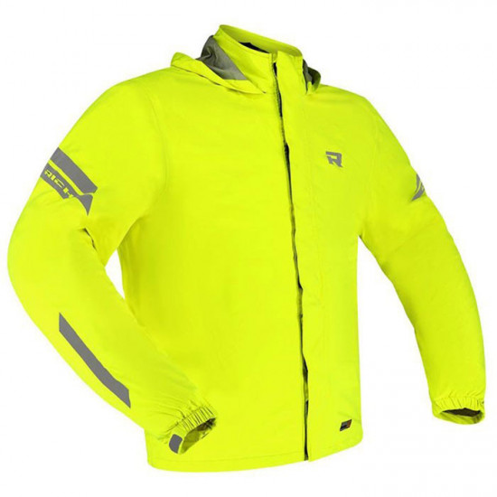 Richa Rain Stretch 2 Layer Laminate Hoodie Fluo £89.99 Waterproofs - SKU 082/2RS2L/FY/02 from RaceLeathers Motorcycle Clothing