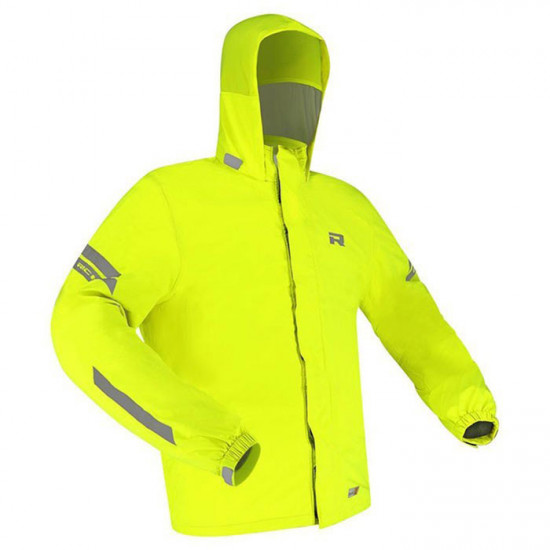Richa Rain Stretch 2 Layer Laminate Hoodie Fluo £89.99 Waterproofs - SKU 082/2RS2L/FY/02 from RaceLeathers Motorcycle Clothing