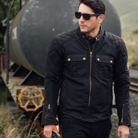 Merlin Shenstone II Jacket Black £299.99 Mens Motorcycle Jackets - SKU MTP139/BLK/SML from RaceLeathers Motorcycle Clothing