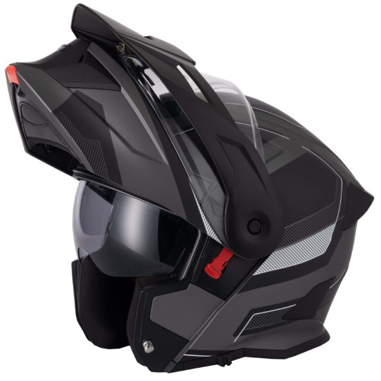 Vcan H276 Morino Helmet £139.99 Flip Front Motorcycle Helmets - SKU RLMWTSS031 from RaceLeathers Motorcycle Clothing