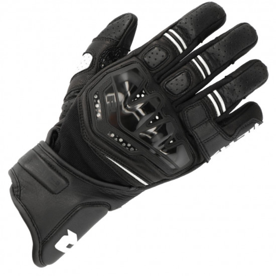 Richa Stradale Stealth Gloves Black White £79.99 Mens Motorcycle Gloves - SKU 081/STRST/BW/02 from RaceLeathers Motorcycle Clothing
