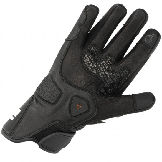 Richa Stradale Stealth Gloves Black White £79.99 Mens Motorcycle Gloves - SKU 081/STRST/BW/02 from RaceLeathers Motorcycle Clothing
