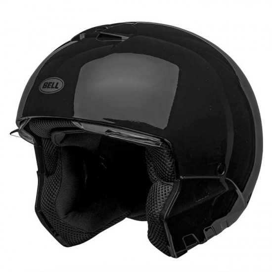 Bell Broozer Gloss Black £199.99 Open Face Helmets - SKU 34090-001S from RaceLeathers Motorcycle Clothing