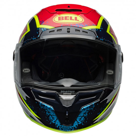 Bell Race Star DLX Flex Xenon Retina Blue Red £599.99 Full Face Helmets - SKU 34109-A21S from RaceLeathers Motorcycle Clothing