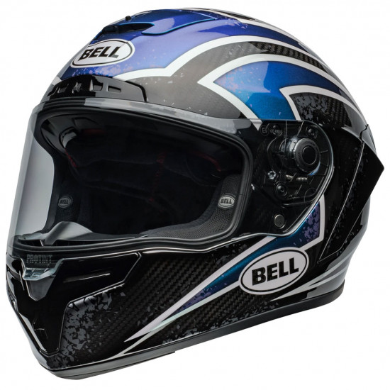 Bell Race Star DLX Flex Xenon Blue £599.99 Full Face Helmets - SKU 34109-A30S from RaceLeathers Motorcycle Clothing