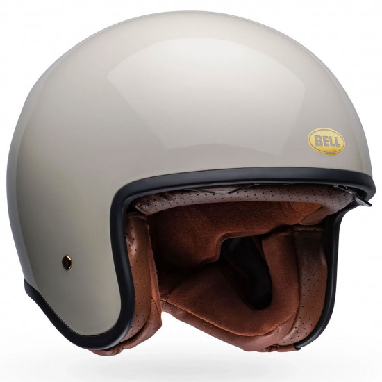 Bell TX 501 Solid Vintage White £249.99 Open Face Helmets - SKU 34197-579XS from RaceLeathers Motorcycle Clothing