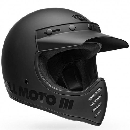 Bell Moto 3 Classic Matt Black