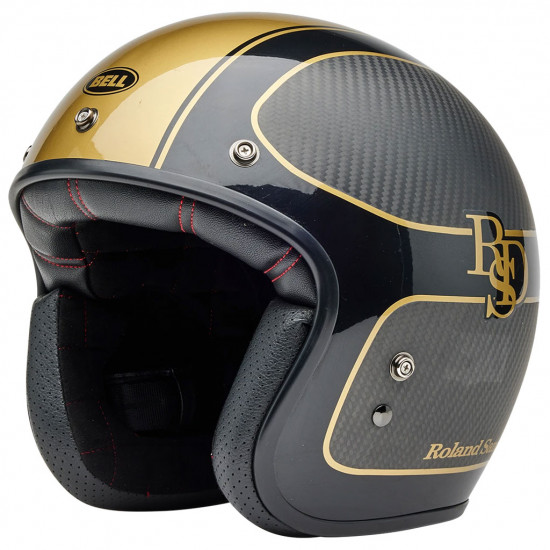 Bell Custom 500 RSD Player Black Gold £319.99 Open Face Helmets - SKU 34225-595S from RaceLeathers Motorcycle Clothing
