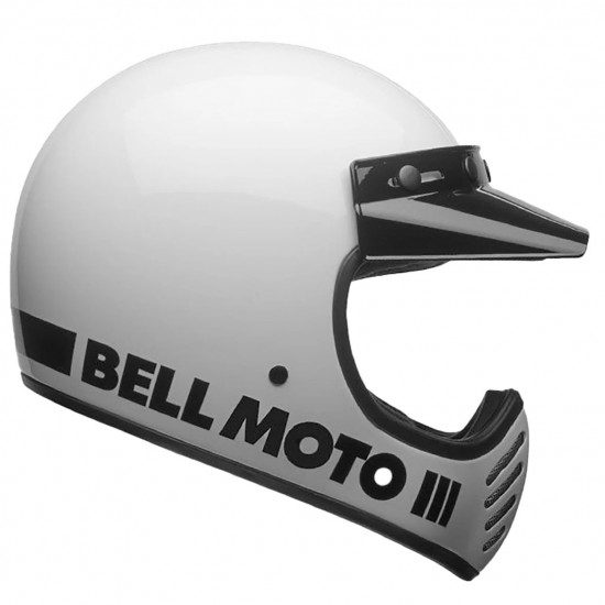 Bell Moto 3 Classic Gloss White