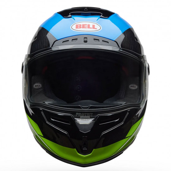 Bell Race Star DLX Flex Corsa Blue Green £599.99 Full Face Helmets - SKU 36596-071S from RaceLeathers Motorcycle Clothing