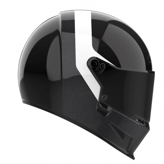 Bell Eliminator Menace Gloss Black White £349.99 Full Face Helmets - SKU 36608-018S from RaceLeathers Motorcycle Clothing