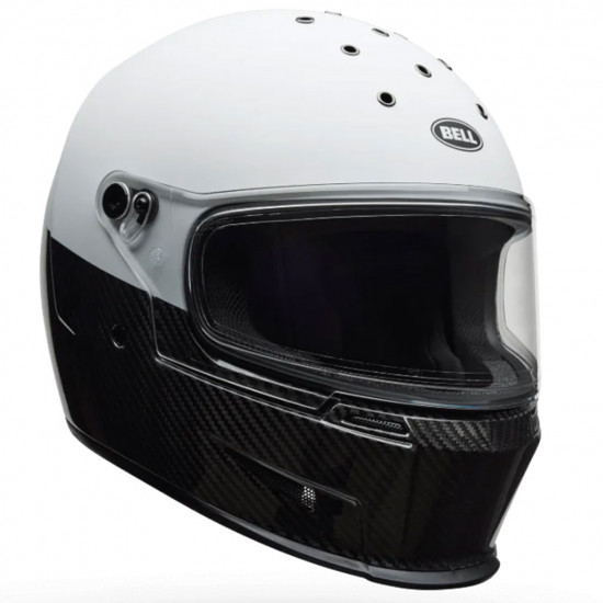 Bell Eliminator Carbon Diverge White Black £634.99 Full Face Helmets - SKU 36612-058S from RaceLeathers Motorcycle Clothing