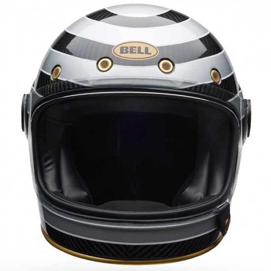 Bell Bullitt GT Carbon TT Black Silver £634.99 Full Face Helmets - SKU 36620-464S from RaceLeathers Motorcycle Clothing