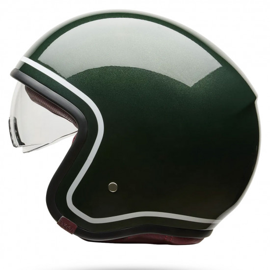 Bell TX 501 Classic Gloss Emerald Green £264.99 Open Face Helmets - SKU 36656-294XS from RaceLeathers Motorcycle Clothing