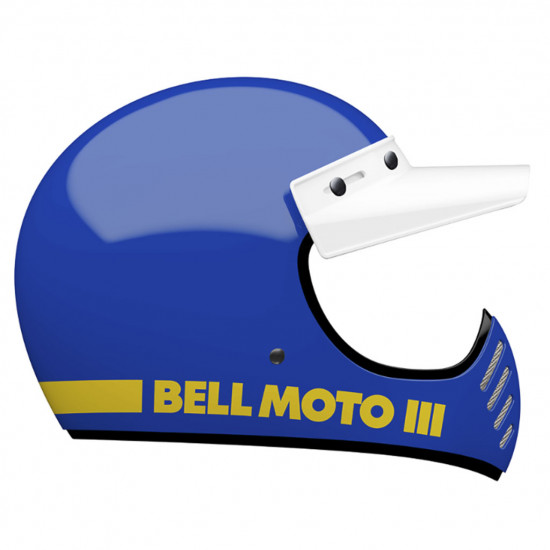 Bell Moto 3 Classic Gloss Vintage Blue £264.99 Full Face Helmets - SKU 36658-002S from RaceLeathers Motorcycle Clothing