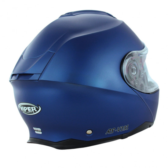 Viper RSV191 BL+ 3.0 Matt Midnight Blue Bluetooth £209.95 Flip Front Motorcycle Helmets - SKU A270MattMidnightBlueXS from RaceLeathers Motorcycle Clothing