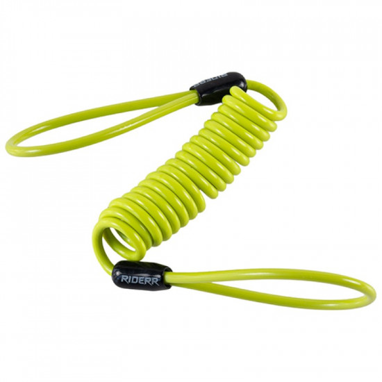 RiderR Disc Lock Minder Fluo Reminder Cable £3.99 Security - SKU 950/RR500 from RaceLeathers Motorcycle Clothing