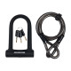 RiderR U Lock Cable Black