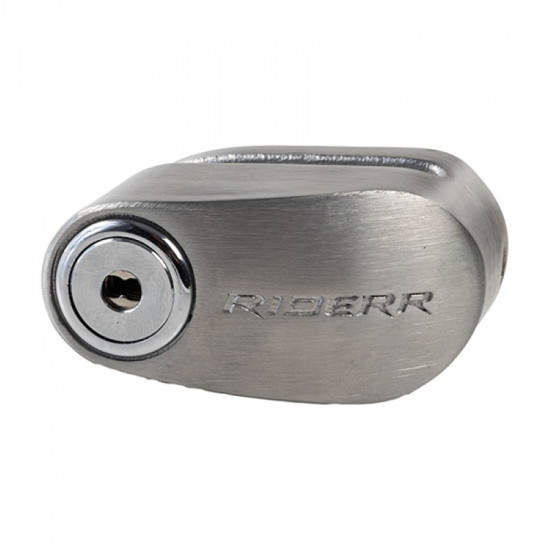 RiderR Micro Lock Silver £34.99 Security - SKU 950/RR307 from RaceLeathers Motorcycle Clothing