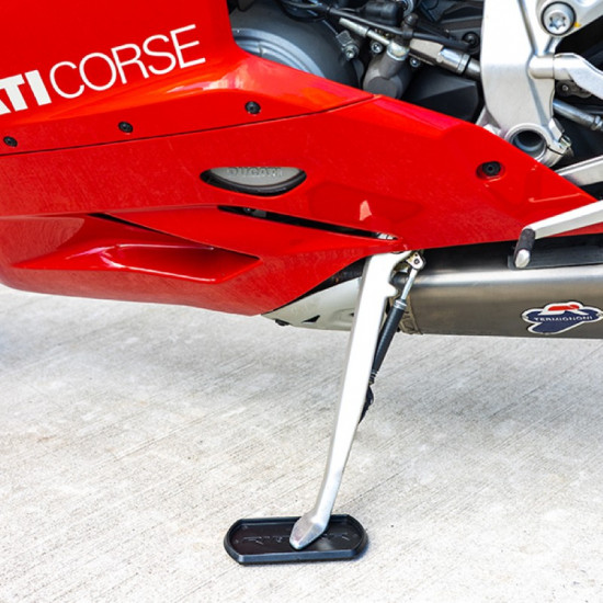 RiderR Side Stand Support Plate Black