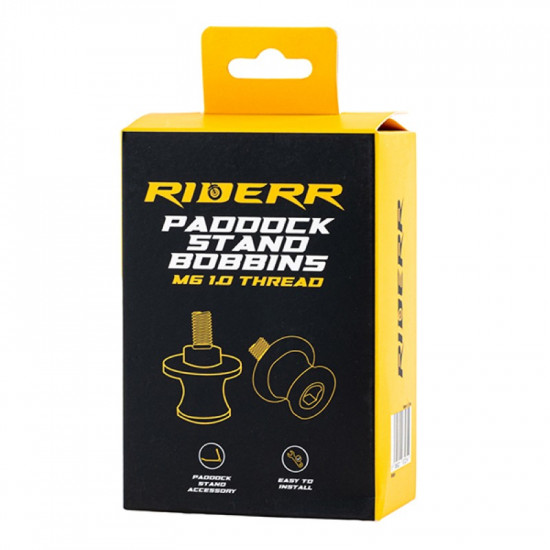 RiderR Paddock Stand Bobbins M6 £12.99 Road Bike Accessories - SKU 950/RR506 from RaceLeathers Motorcycle Clothing