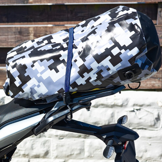 RiderR Flat Bungee Blue Black £3.99 Motorcycle Luggage - SKU 950/RR509 from RaceLeathers Motorcycle Clothing