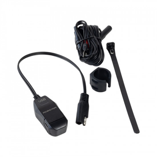 RiderR USB-A Handlebar Charger £19.99 Road Bike Accessories - SKU 950/RR800 from RaceLeathers Motorcycle Clothing