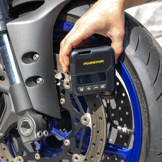 RiderR Air Flow 2200 Black Inflator £39.99 Tools - SKU 950/RR600 from RaceLeathers Motorcycle Clothing