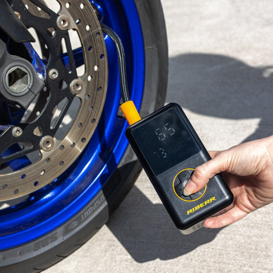 RiderR Air Flow 4000 Black Inflator £49.99 Tools - SKU 950/RR601 from RaceLeathers Motorcycle Clothing