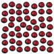 RiderR 50 X 20Mm Self Adhesive Reflectors Red