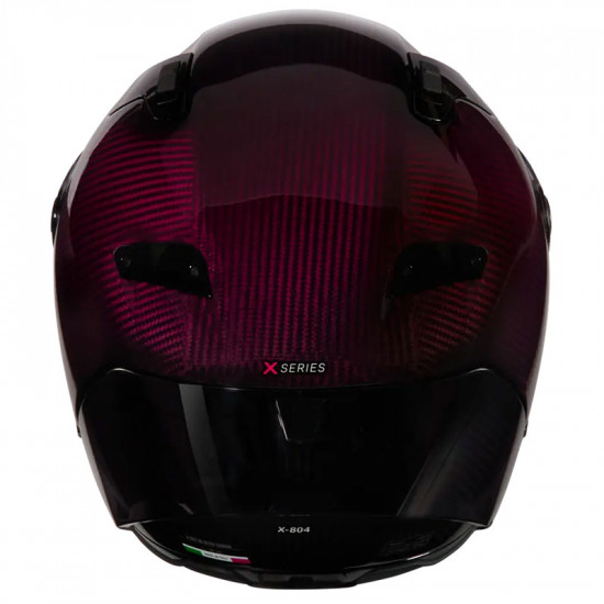 Nolan X-804 RS Liquido 326 Red Carbon Silver £499.99 Full Face Helmets - SKU 550/840008453260 from RaceLeathers Motorcycle Clothing