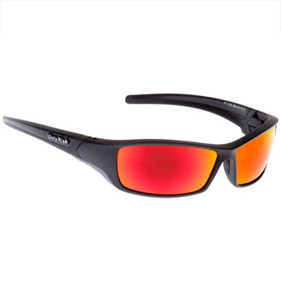 Ugly Fish RS5228 Matt Black Red Revo Sunglasses £59.99 Rider Accessories - SKU UGLY174 from RaceLeathers Motorcycle Clothing