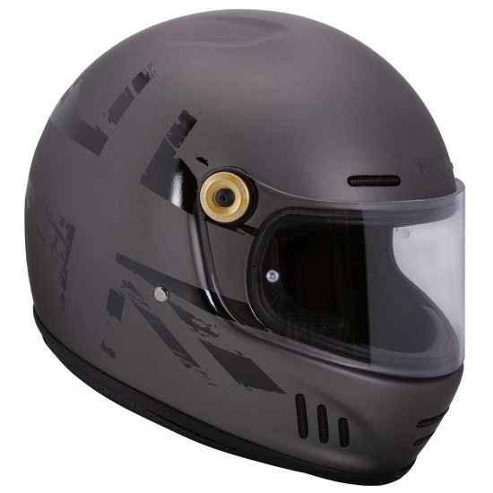 Merlin Revival Union Grey £229.99 Full Face Helmets - SKU MHM810/GRY/XS from RaceLeathers Motorcycle Clothing
