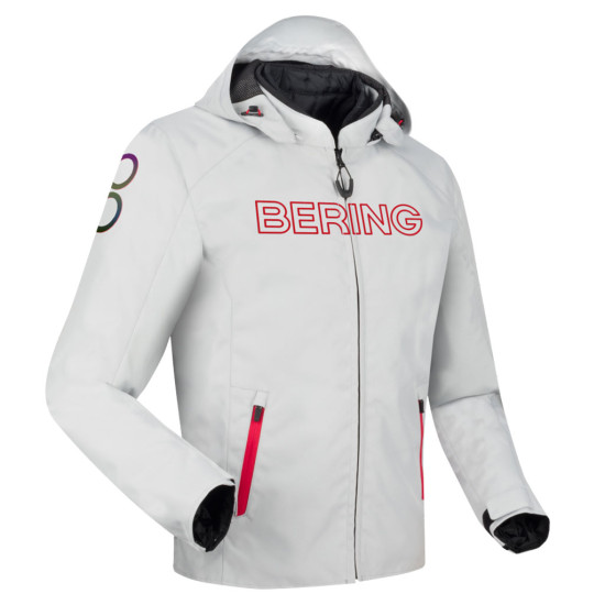 Bering Warwick Light Grey Red Jacket
