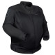 Bering Alias King Size Black Mesh Plus Size Jacket